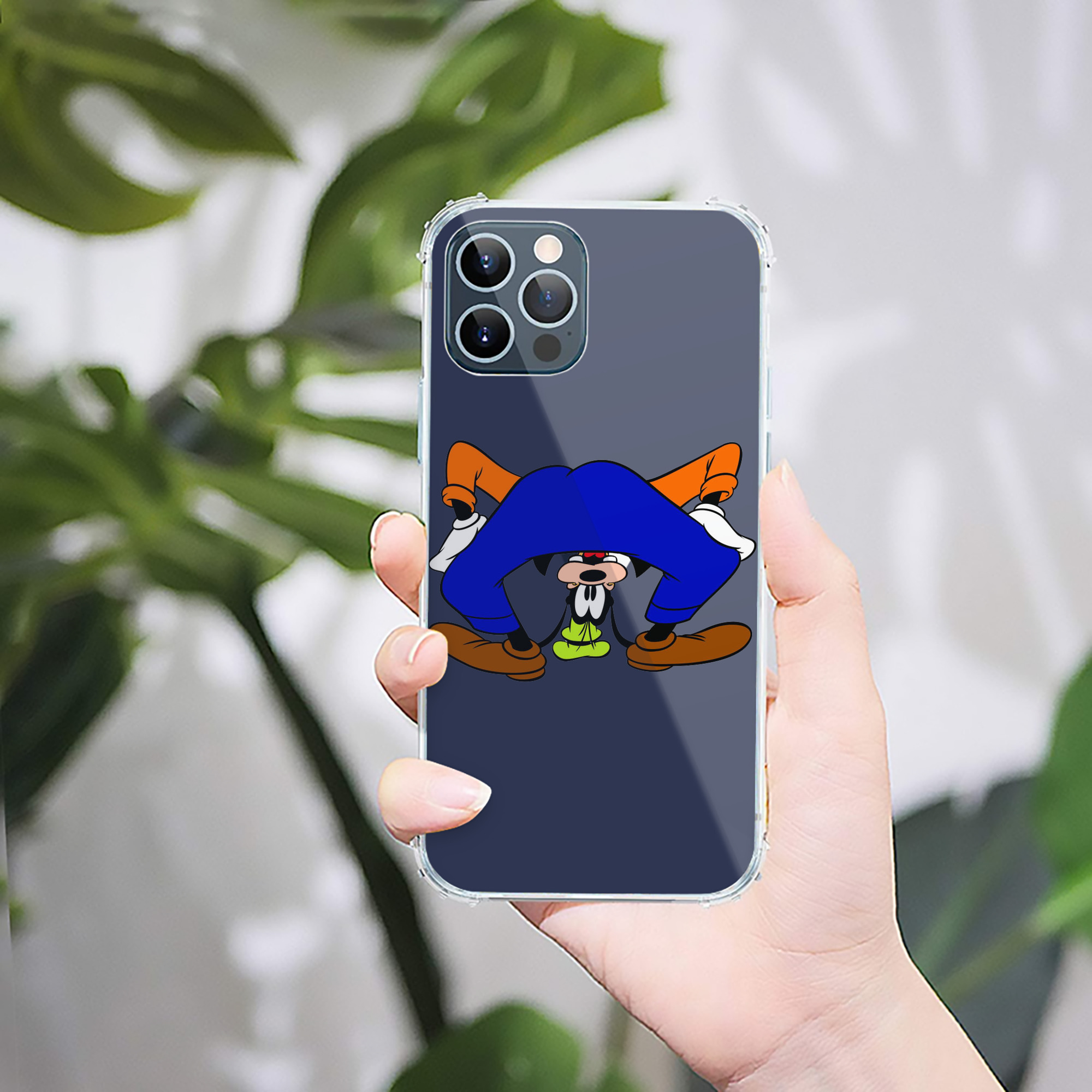 （画像用） ミッキーマウス Mickey Mouse 【iPhone 12シリーズ対応】透明スマホケース（クリアソフトケース）